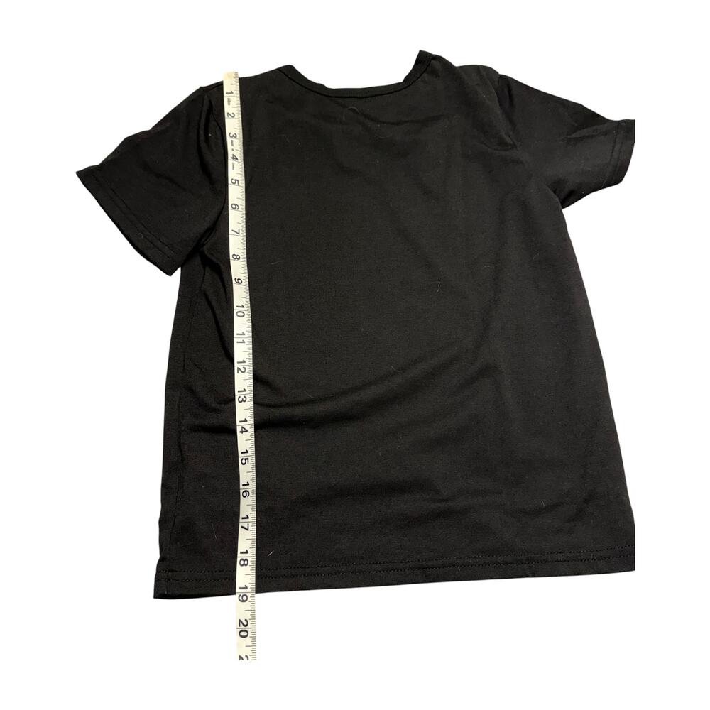 Girls Black Sassy Just Like My Mama Graphic Tee Size 7 8 - Picture 6 of 7